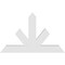 Ekena Millwork Saratoga Architectural Grade PVC Gable Bracket, 36"W x 22 1/2"H x 2"D x 4"F, 15/12 Pitch GBP036X23X0204SAR00 - alternate 3